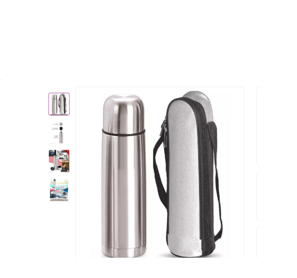 Flask 500 Plain Lid Hot and Cold 500 ml Flask - Image 5